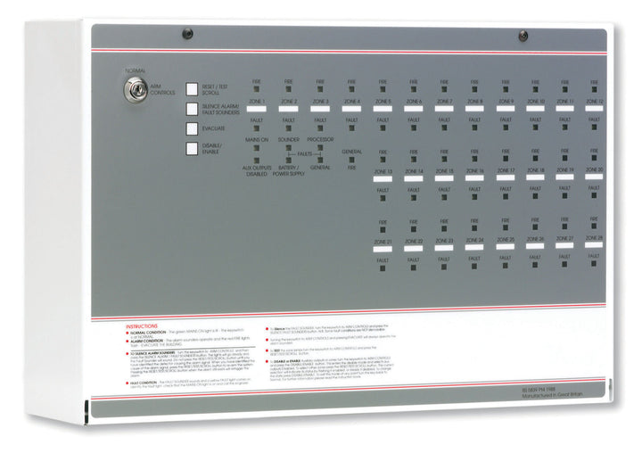 16 zone MFP fire panel Expandable to 28 - Branded Context Plus - FF516/CON