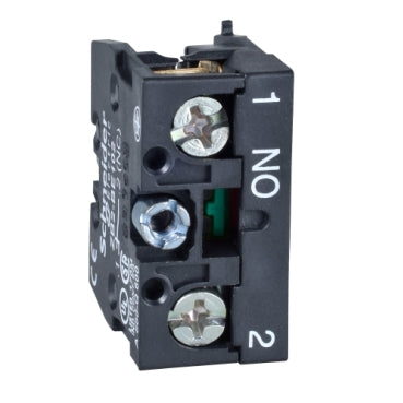 harmony-22mm-push-button-add-on-contact-block-1-no-screw-clamp-terminal-zb2be101